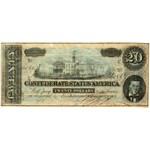 Confederate States of America, 20 Dollars 17.02.1864, series C