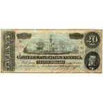 Skonfederowane Stany Ameryki, 20 dolarów 17.02.1864, seria C