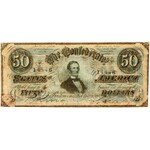 Skonfederowane Stany Ameryki, 50 dolarów 17.02.1864, seria ZA