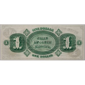 South Carolina, 1 Dollar 1866, series B