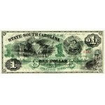 South Carolina, 1 Dollar 1866, series B