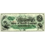South Carolina, Columbia, 2 Dollars 1866, series B