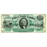 Karolina Południowa, Columbia, 50 dolarów 2.03.1872, seria A