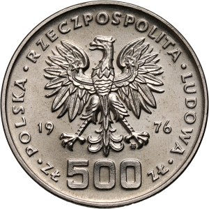 PRL, 500 złotych 1976, Tadeusz Kościuszko, PRÓBA, nikiel