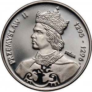 PRL, 500 złotych 1985, Przemysław II, PRÓBA, nikiel