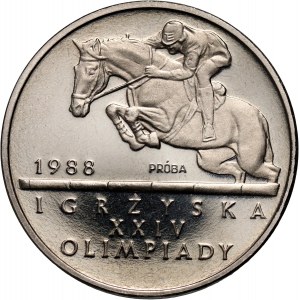 PRL, 500 złotych 1987, Igrzyska XXIV Olimpiady 1988, PRÓBA, nikiel