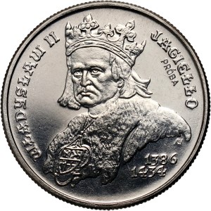 PRL, 500 złotych 1989, Władysław II Jagiełło, PRÓBA, nikiel