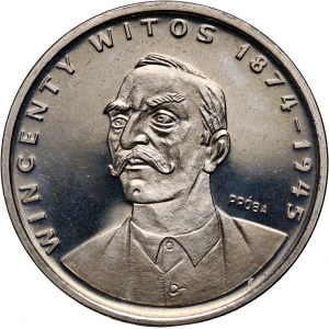 PRL, 1000 złotych 1984, Wincenty Witos, PRÓBA, nikiel