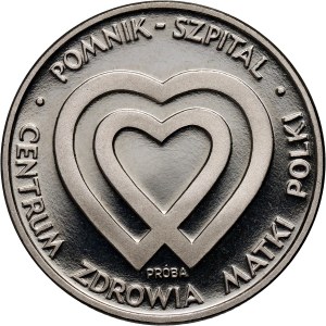 PRL, 1000 złotych 1985, Centrum Zdrowia Matki Polki, PRÓBA, nikiel