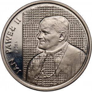 PRL, 2000 złotych 1989, Jan Paweł II, PRÓBA, nikiel