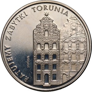 PRL, 5000 złotych 1989, Ratujemy Zabytki Torunia, PRÓBA, nikiel