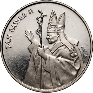 PRL, 10000 złotych 1987, Jan Paweł II, PRÓBA, nikiel