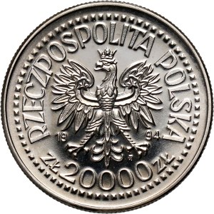 III RP, 20000 złotych 1994, Nowy Gmach Mennicy Państwowej, PRÓBA, nikiel