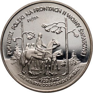 III RP, 100000 złotych 1991, Mjr Hubal, PRÓBA, nikiel