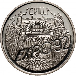 III RP, 200000 złotych 1992, EXPO`92 - Sevilla, PRÓBA, nikiel