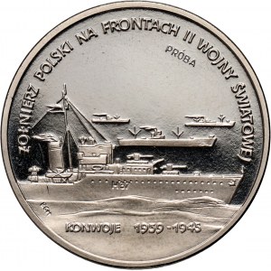 III RP, 200000 złotych 1992, Konwoje 1939-1945, PRÓBA, nikiel
