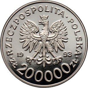 III RP, 200000 złotych 1993, Szczecin , PRÓBA, nikiel