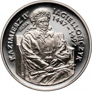 III RP, 200000 złotych 1993, Kazimierz IV Jagiellończyk półpostać, PRÓBA, nikiel