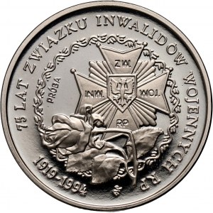 III RP, 200000 złotych 1994, 75 lat Związku Inwalidów Wojennych RP, PRÓBA, nikiel