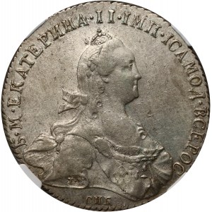 Rosja, Katarzyna II, rubel 1773 СПБ ЯЧ, Petersburg