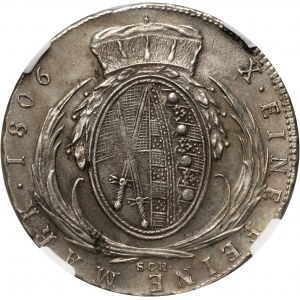 Germany, Saxony, Friedrich August III, Thaler 1806 SCH, Dresden