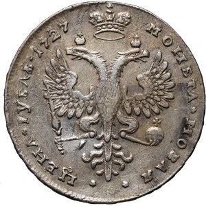 Russia, Catherine I, Rouble 1727, Moscow