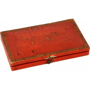Powstanie Listopadowe, pudełko na monety i banknot; PAMIĄTKA 1831
