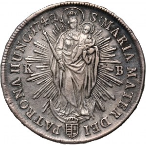 Węgry, Maria Teresa, talar 1742 KB, Kremnica
