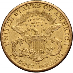 USA, 20 Dollars 1882 CC, Carson City, Liberty Head