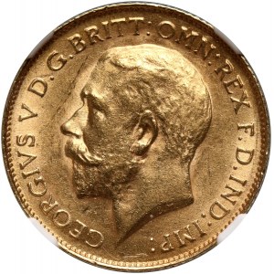 South Africa, George V, 1/2 Sovereign 1925 SA