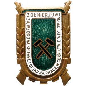 PRL, Brązowa Odznaka Żołnierzowi za Wzorową Służbę i Ofiarną Pracę w Górnictwie Węglowym