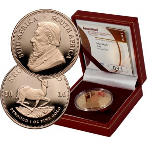 South Africa, Krugerrand 2016, 90th anniversary of birth Elizabeth II, PROOF