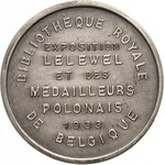 II RP, medal z 1933 roku, Belgia, Królewska Biblioteka Belgijska, Joachim Lelewel