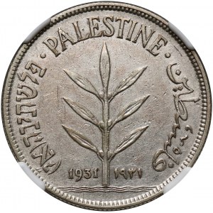 Palestine, 100 Mils 1931