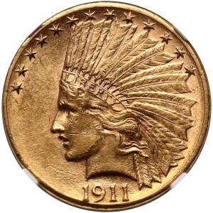 USA, 10 Dollars 1911 D, Denver, Indian Head
