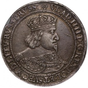 Władysław IV Waza, talar 1639, Gdańsk, bez gałązek