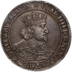 Władysław IV Waza, talar 1639, Gdańsk, bez gałązek