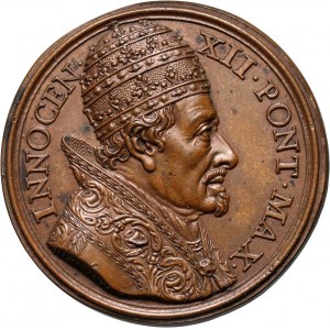 Watykan, Innocenty XII, medal z 1700 roku, Otwarcie Porta Coeli