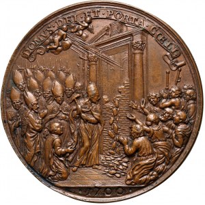 Vatican, Innocent XII, Medal from 1700, Opening of Porta Coeli