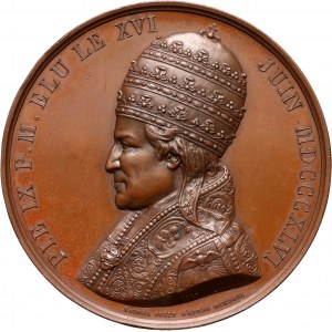Vatican, Pius IX, Medal from 1846, Edict of amnesty 16th July 1846