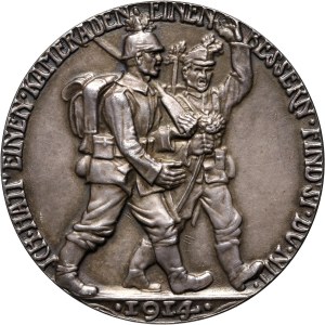 Niemcy, medal z 1914 roku, Sojusz Austro-Niemiecki