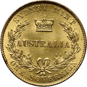 Australia, Wiktoria, suweren 1864, Sydney