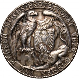 Niemcy, III Rzesza, medal z 1939 roku, Monachium, Protektorat Rzeszy nad Czechami i Morawami