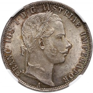 Austria, Franz Joseph I, Florin 1860 A, Vienna