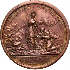 Russia, Elizabeth I, Medal from 1745, Forgiving of state shortages