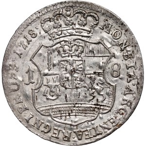 Germany, Brandenburg-Prussia, Frederick William I, 18 Groschen 1718 CG, Königsberg