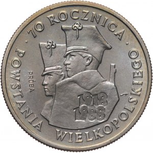 PRL, 100 złotych 1988, 70. Rocznica Powstania Wielkopolskiego, PRÓBA, miedzionikiel