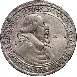 Austria, Archduke Leopold V, Thaler 1621, Hall
