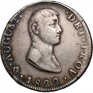 Meksyk, Augustyn I, 8 reali 1822 Mo-JM, Meksyk
