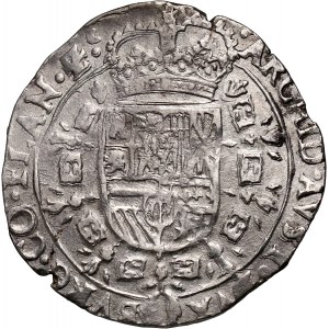 Niderlandy Hiszpańskie, Flandria, Karol II, 1/2 patagona 1688, Brugia